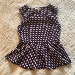 Eri & Ali peplum top